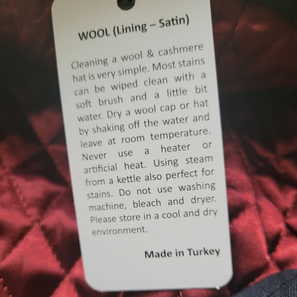 Milky Brown Herringbone Wool Flat Cap size Medium - Picture 6 of 9